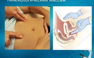 Массаж живота при бесплодии