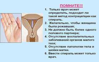Беременность со спиралью